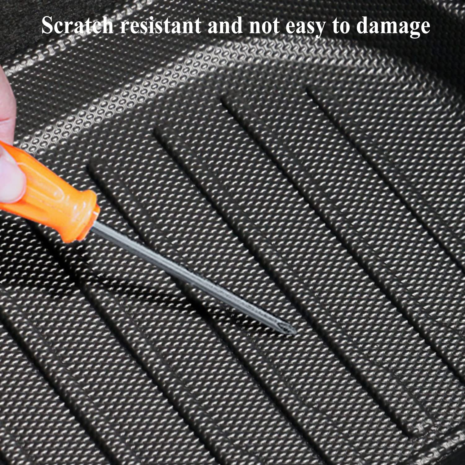 Yotsuba for Tesla Model Y Cargo Mat Front Rear Trunk Toolbox Tray Mat Set Well Storage, for Tesla Model Y 2020-2025 April (Not for Juniper)