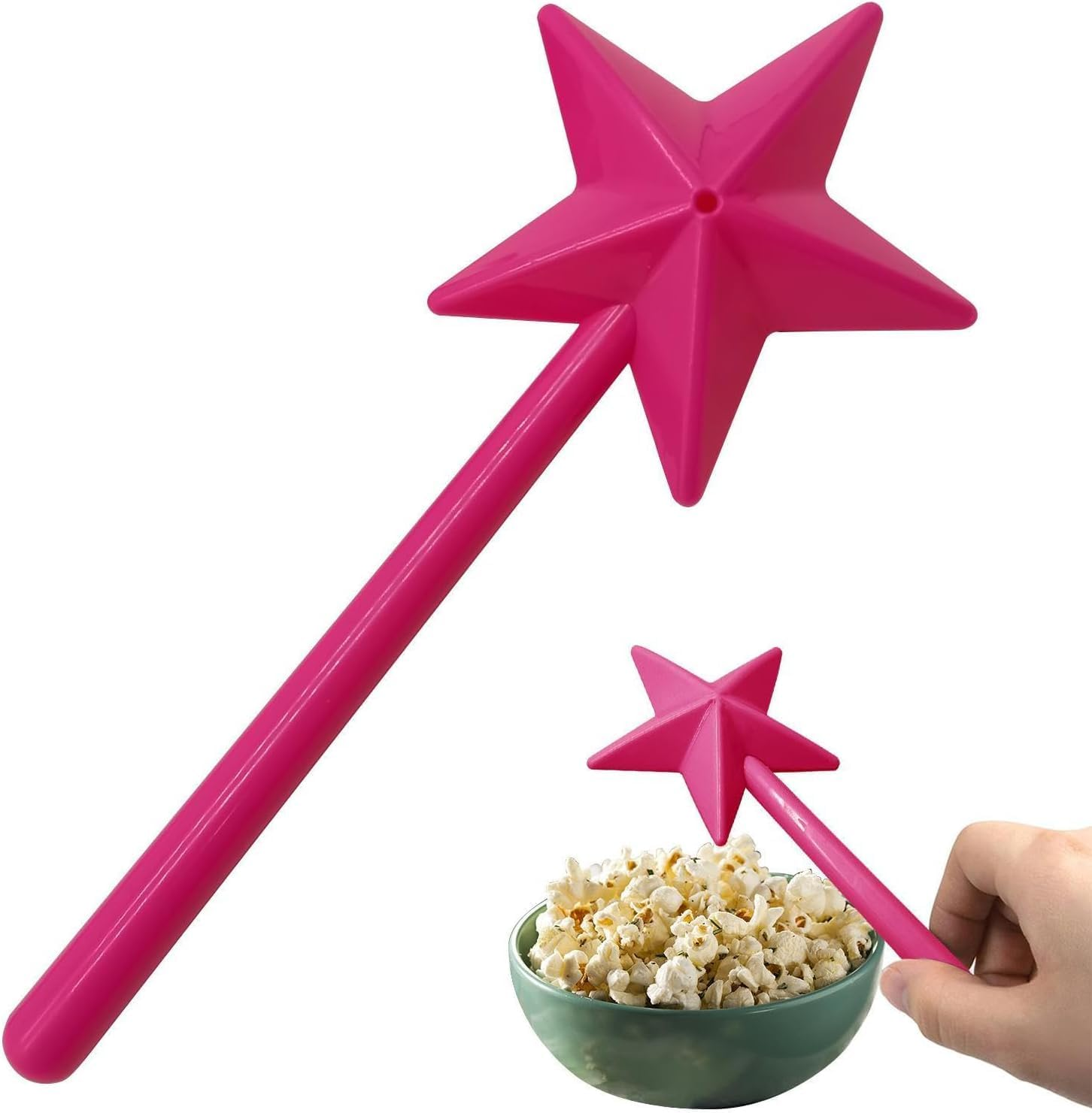 Pink Magic Wand Salt and Pepper Shaker Magic Salt and Pepper Shaker Magic Unknown Wand Salt and Pepper Shaker Salt and Pepper Shaker Wand Salt Pepper Shaker Kitchen Storage and Organisation image number 3