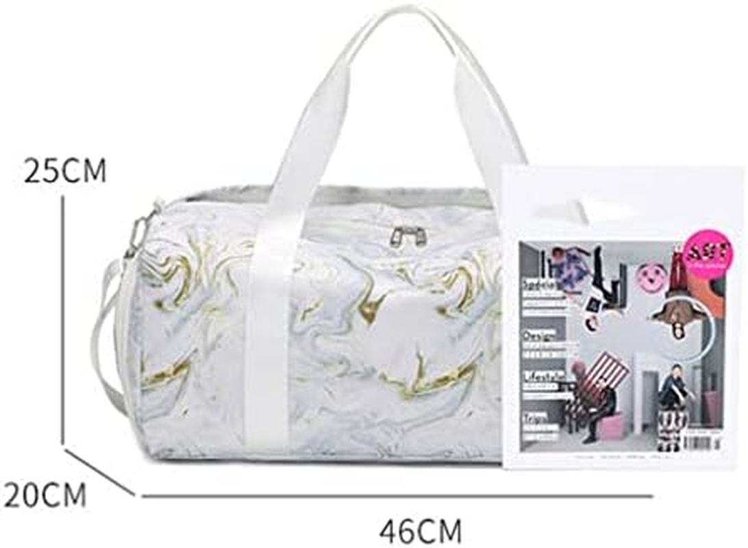 Handbag Nylon Luggage Bag Women'S Messenger Bag Travel Leisure Shoulder Bag Sports Yoga Tote Bag (Color : A, Size : 46 * 20 * 25Cm) image number 3