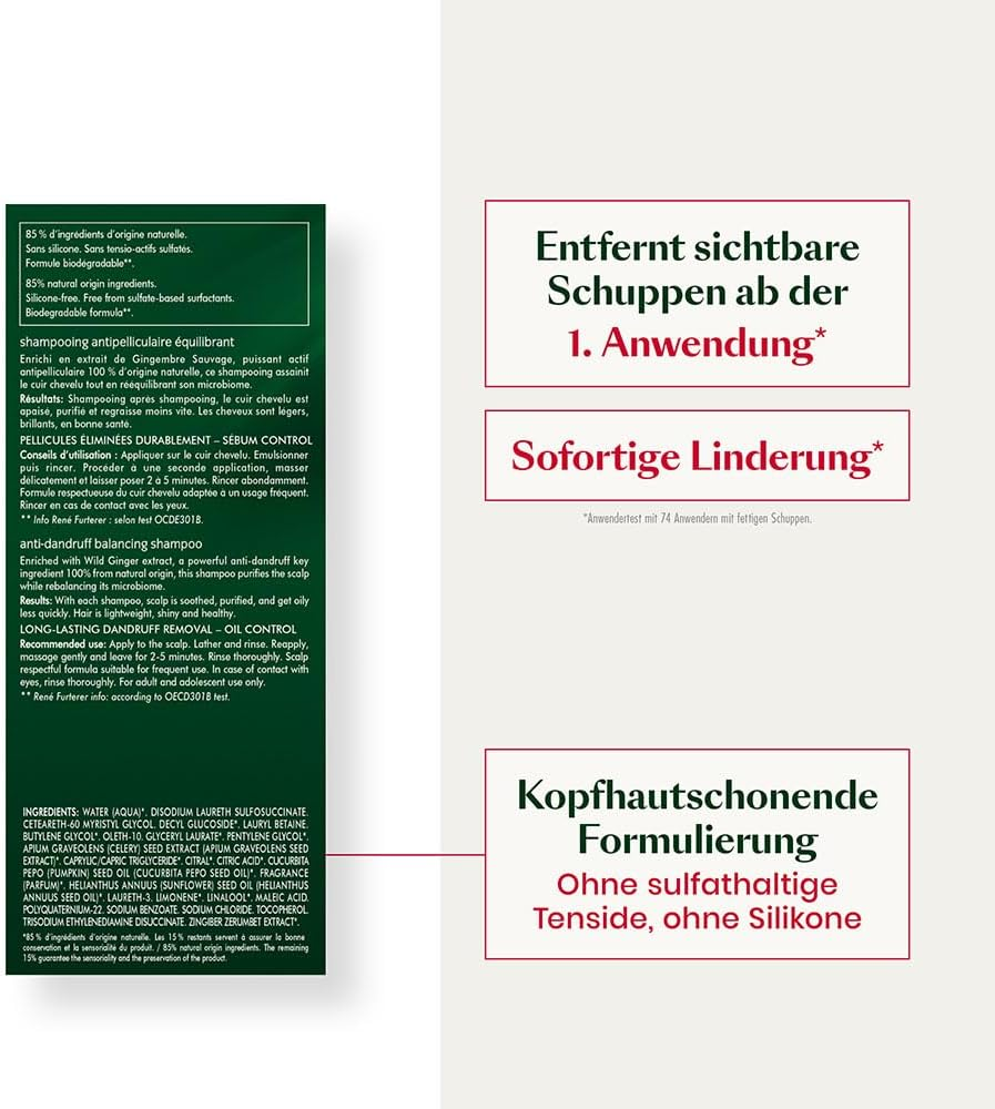 Rene Furterer Neopur Balancing Anti-Dandruff Shampoo for Oily Dandruff & Scalp - 150Ml image number 4