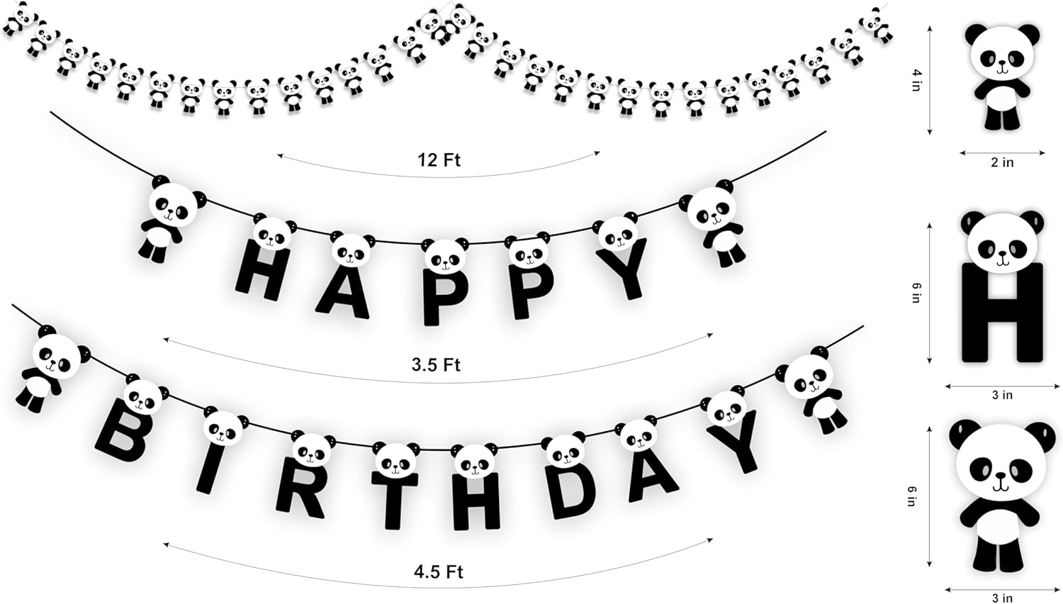 Panda Theme Birthday Party Supplies image number 2