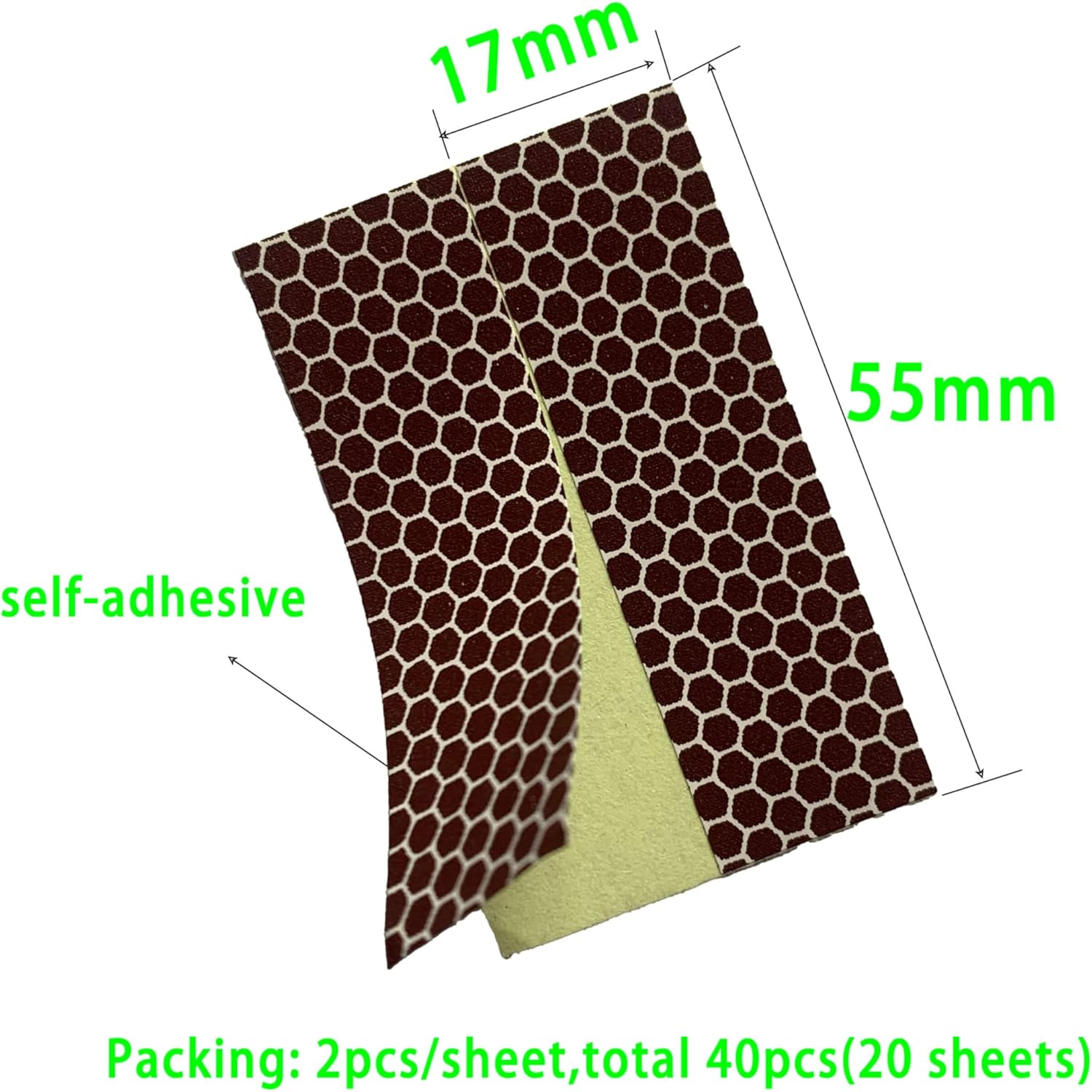 JHZABPO Match Striker Strips, Striker Paper with Adhesive, 2.16" * 0.67"(Pack of 40) image number 4