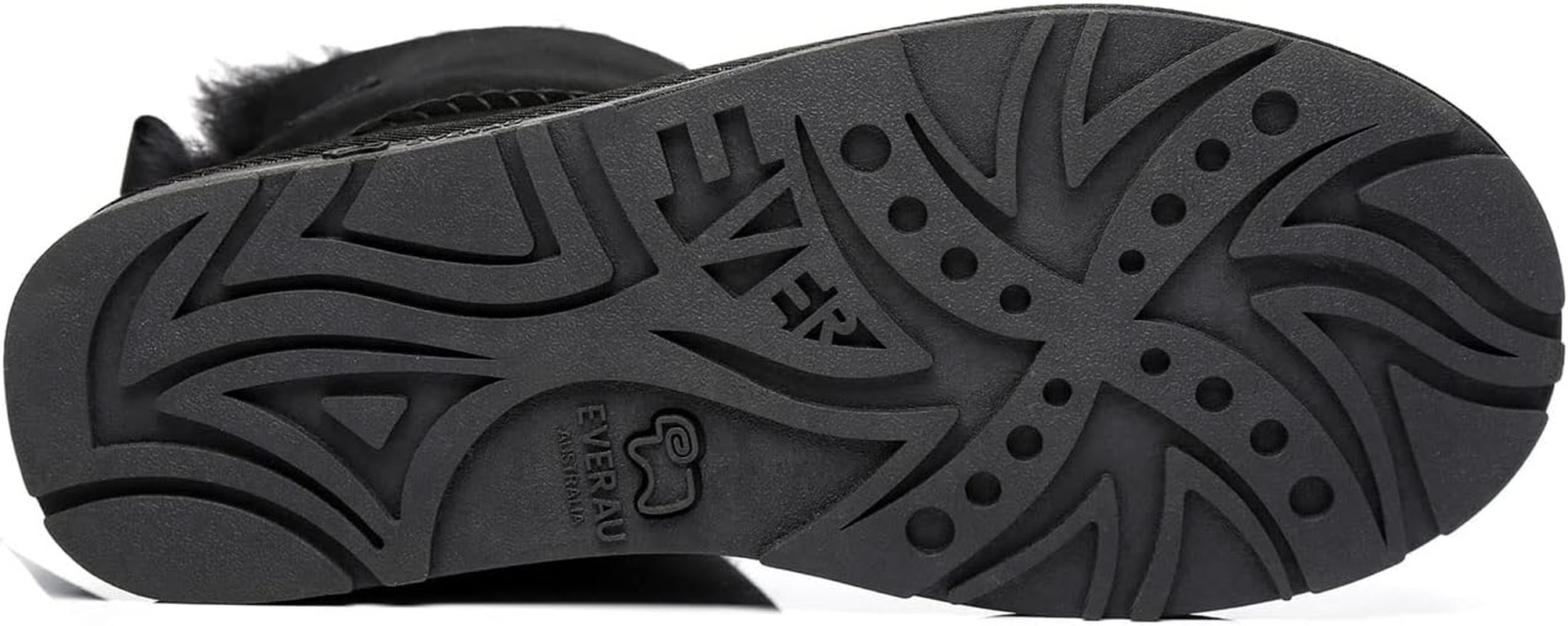 EVERAU Women Short Boots Australia Sheepskin Wool Water Resistant Mini Back Bow image number 6