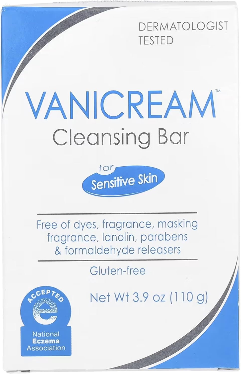 Vanicream Cleansing Bar, for Sensitive Skin, Fragrance Free, 3.9 Oz (110 G) image number 3