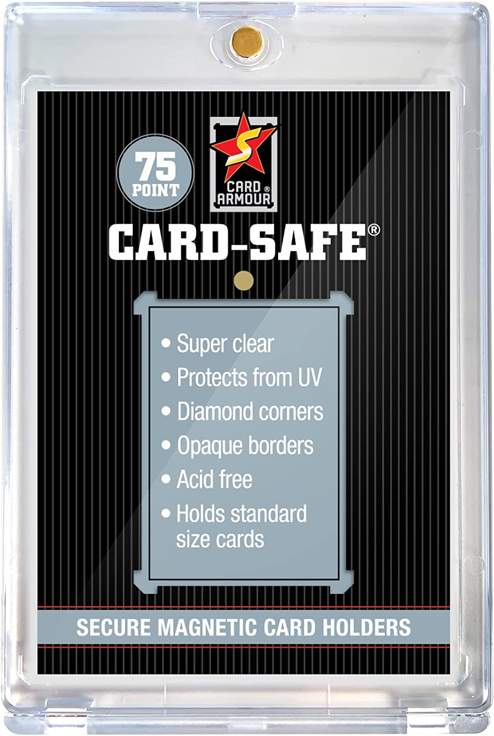 5 Pack Card Armour 75Pt Magnetic Holders One Touch for Trading Cards