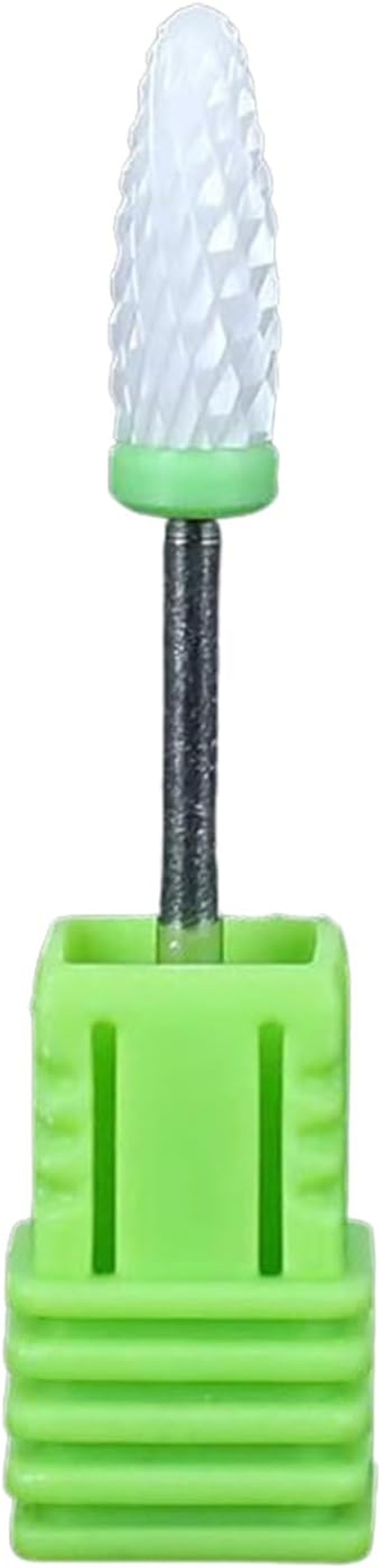 Ceramic Nail Drill Bits | Drill Bit Professional Nail, Bits for Rotary Tool Accessories, Cuticle Clean File for Nails Electric Manicure Head Replacement Device - Small Pointed Tip image number 2