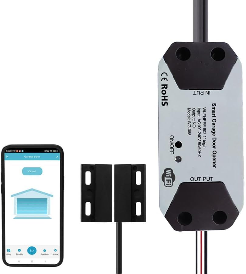 Tootoo Wifi Smart Garage Door Opener Wireless APP Phone Remote Voice Controller Switch image number 4