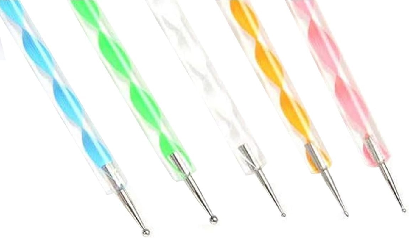 Gorise 13 Pcs Mandala Art Dotting Tools Rock Painting Kit Mandala Ball Stylus Dotting Tools Nail Art Pens Acrylic Rods for DIY Stone Drawing Polymer Clay Pottery Craft image number 6