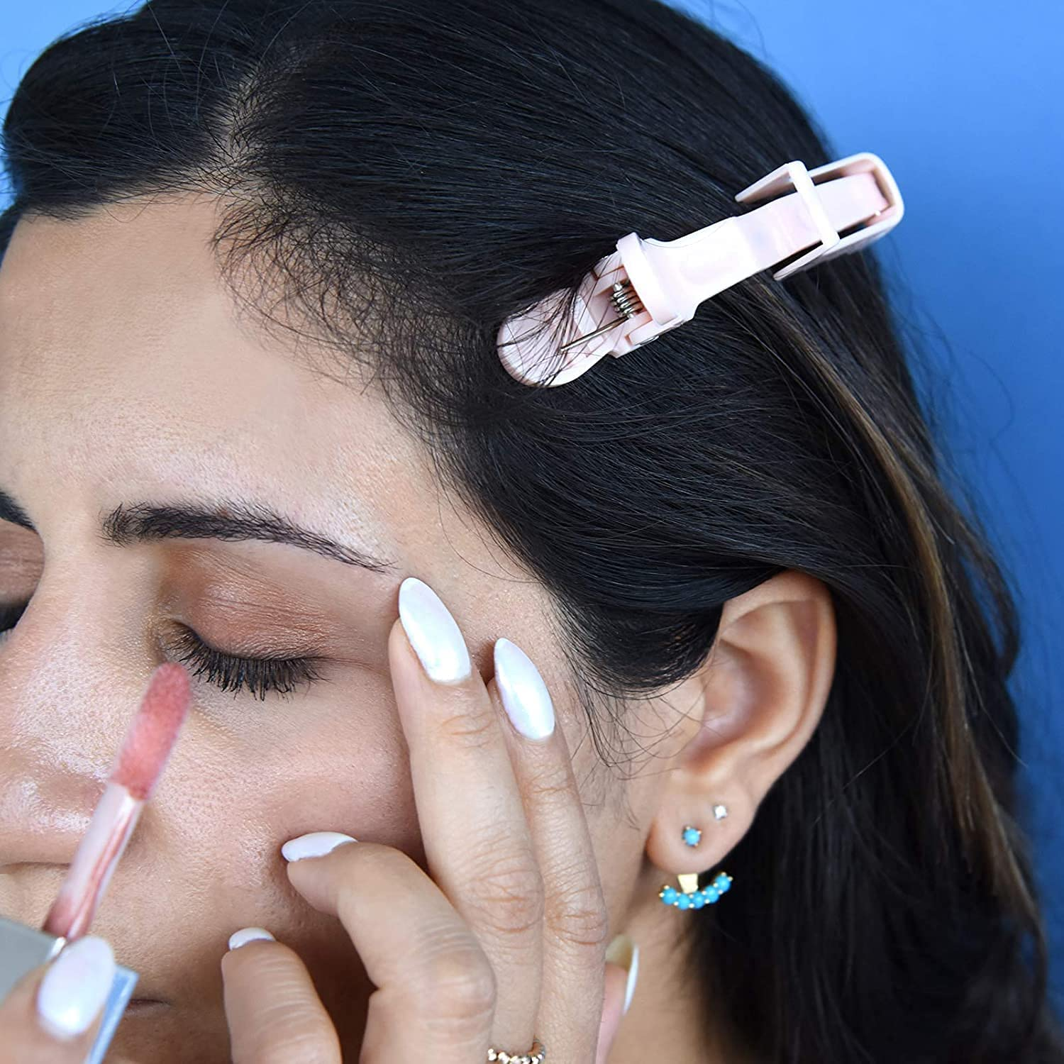 Pastel Hair Clips 12 Pcs - Hair Clips for Women, Premium Hair Clip, Clips for Hair, Alligator Hair Clips for Styling image number 1