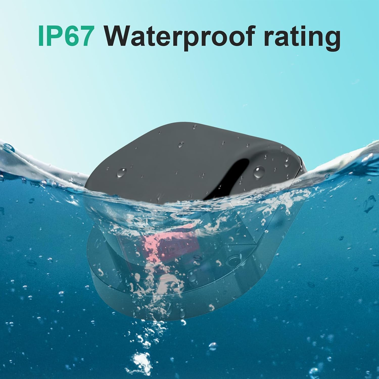 USCG Certified LED Boat Navigation Lights - Red Green Bi-Color Bow Lights, 2 Nautical Mile Visibility, Waterproof Marine Lights for Pontoon, Jon, Bass, Skiff Boats (Black) image number 4