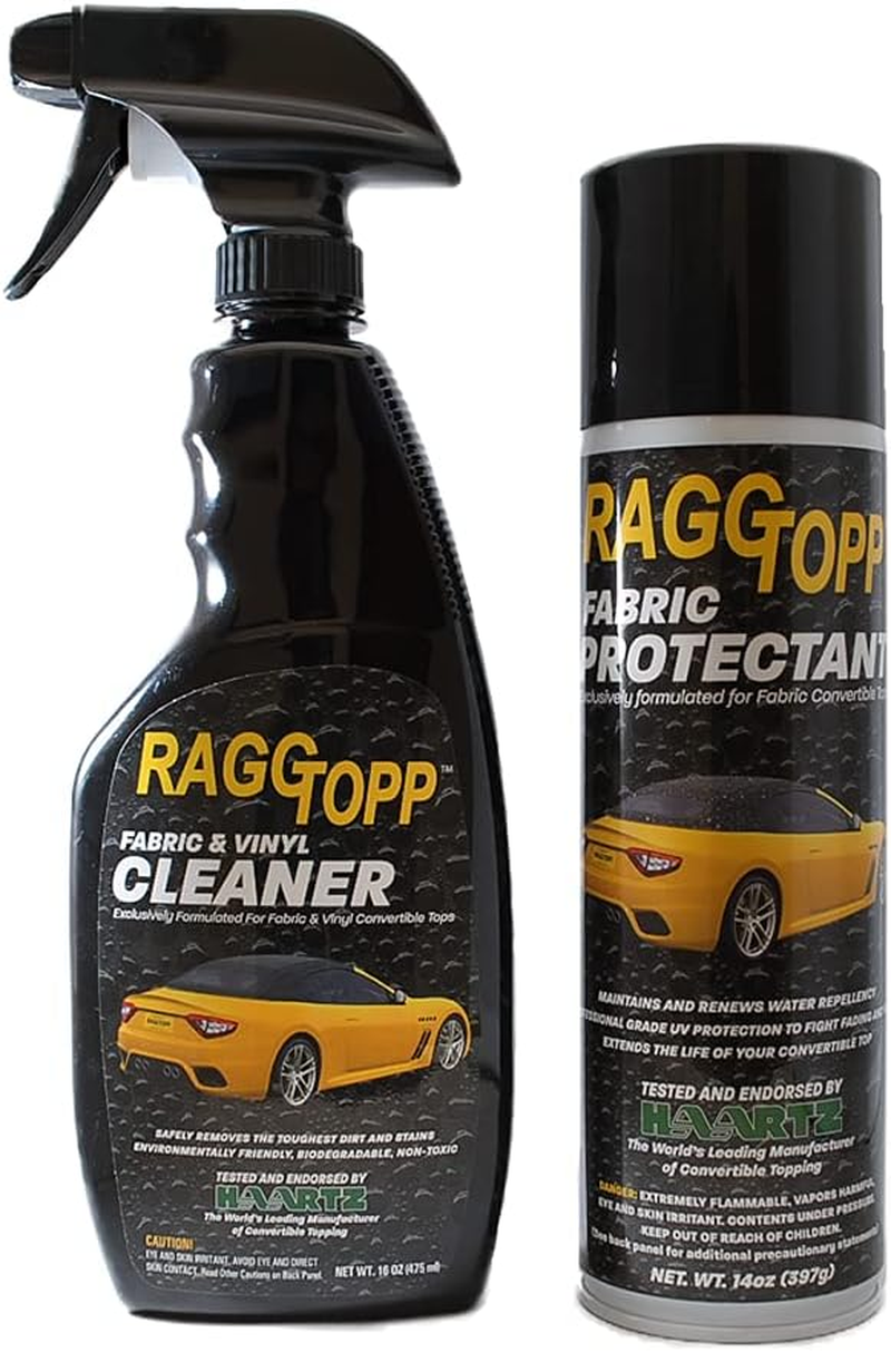 Raggtopp Convertible Top Care Kit - Fabric Cleaner and Protectant Twin Pack image number 1