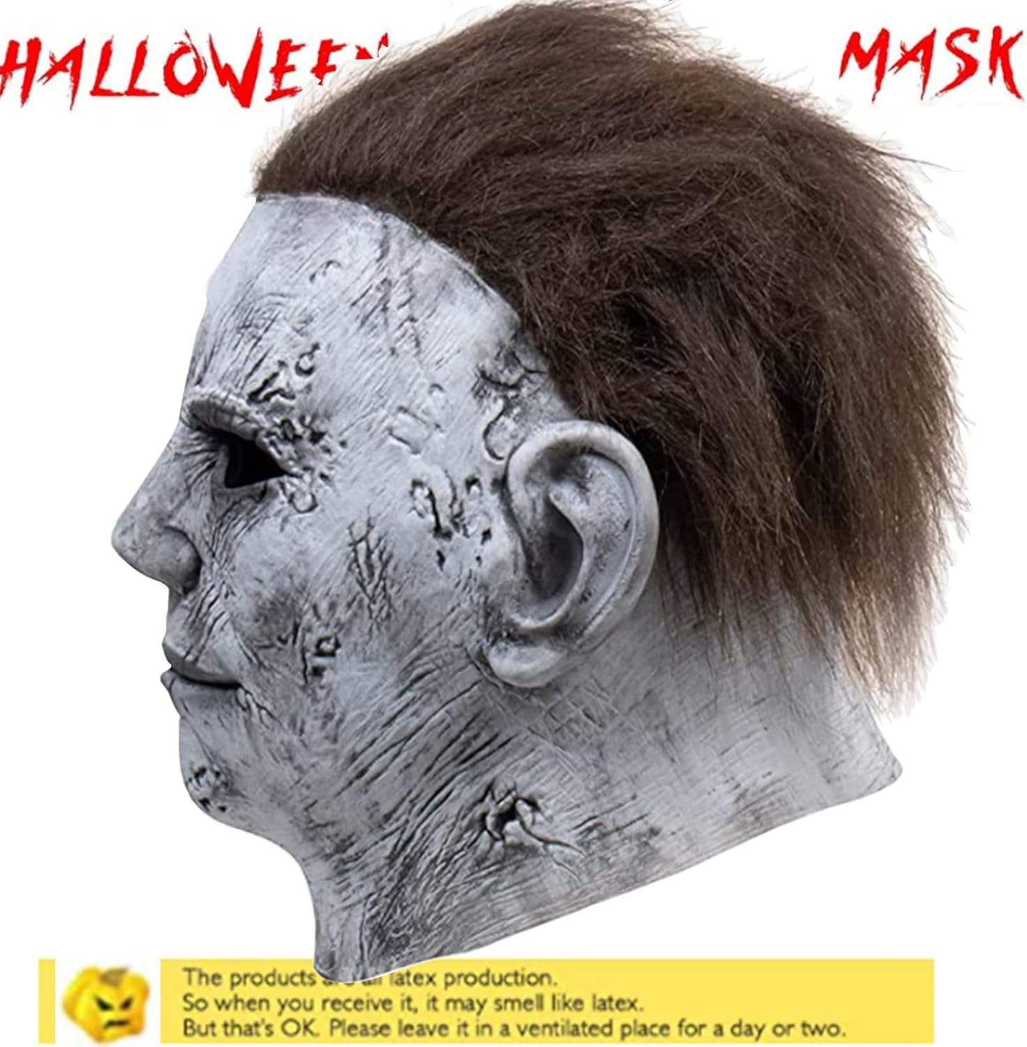 Latex Horror Masks 2022 New Halloween Michael Myers Mask Halloween Latex Scary Masks for Cosplay Costume Latex Props image number 1