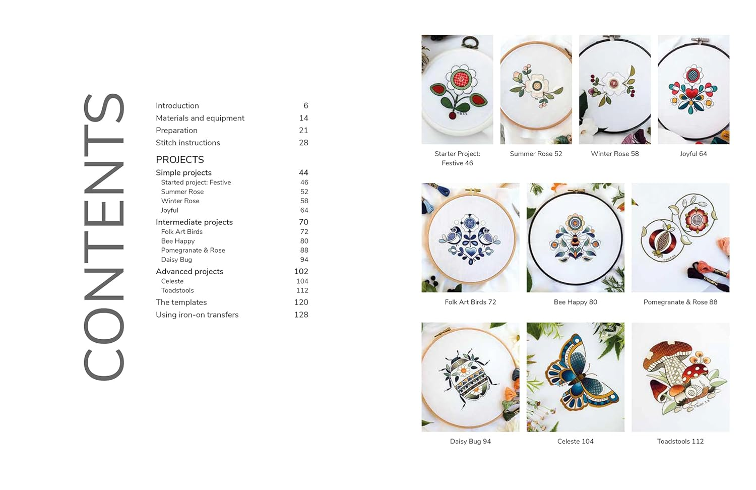 An Introduction to Whitework Embroidery with Colour: 10 Stunning Projects with Reusable Iron-On Transfers image number 3