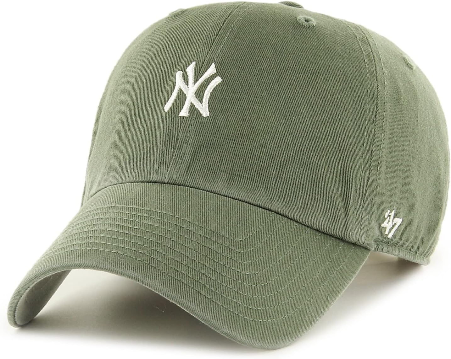 '47 MLB Spangled Banner Clean up Adjustable Hat, One Size Fits All - Black/White image number 2