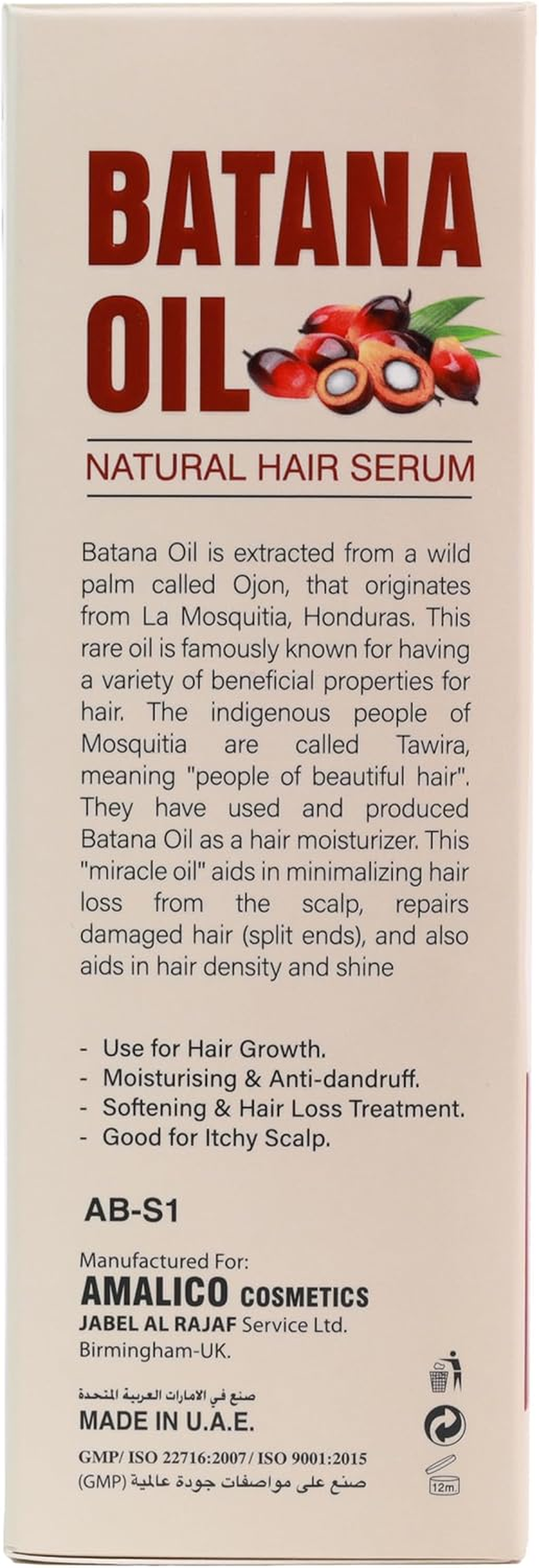 Batana Oil Pro Natural Hair Serum 100Ml(3.4Oz) image number 1