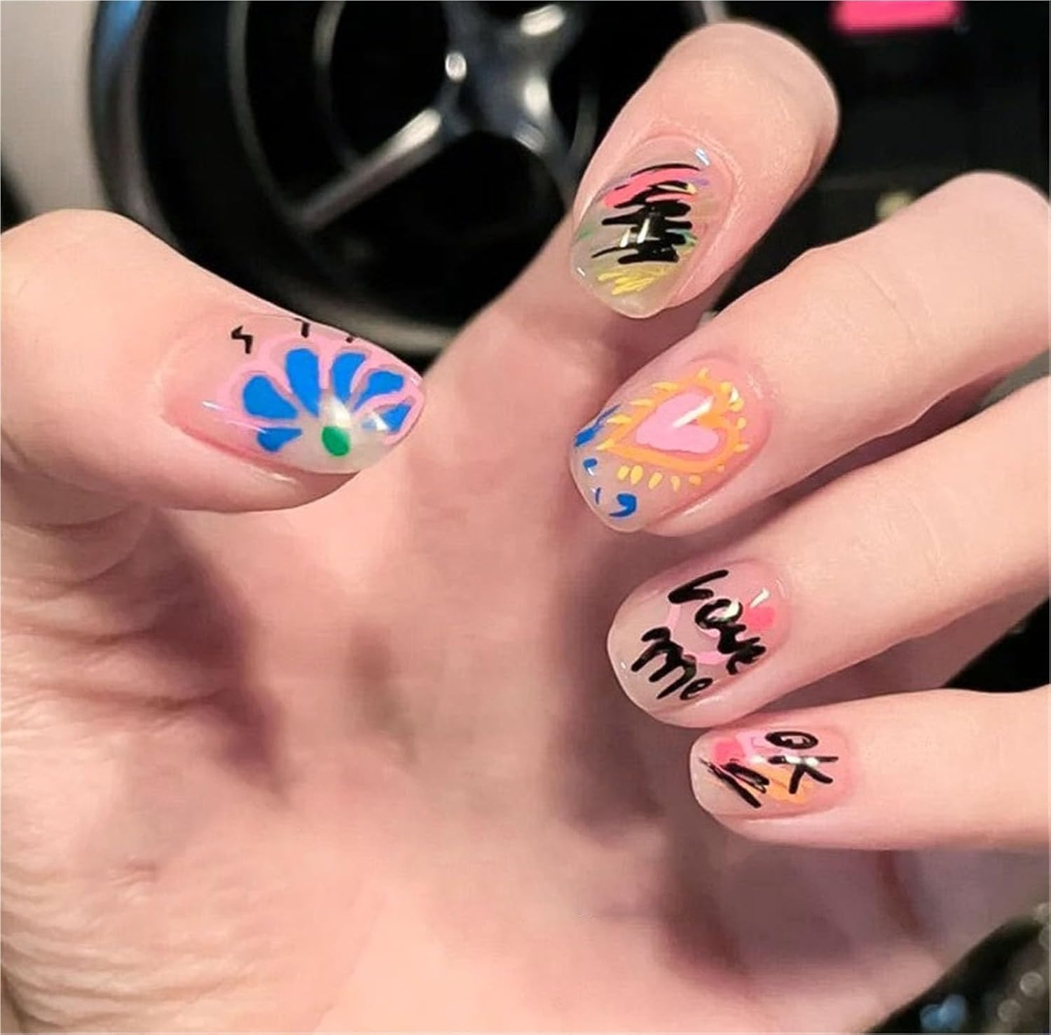 12 Colors Nail Art Pens Set, Nail Art Markers for Gel Nails DIY Nail Art Marker Drawing Painting Liner Pen 3D Nail Polish Pens Quickly Dry Nail Art Nail DIY Decoration image number 4