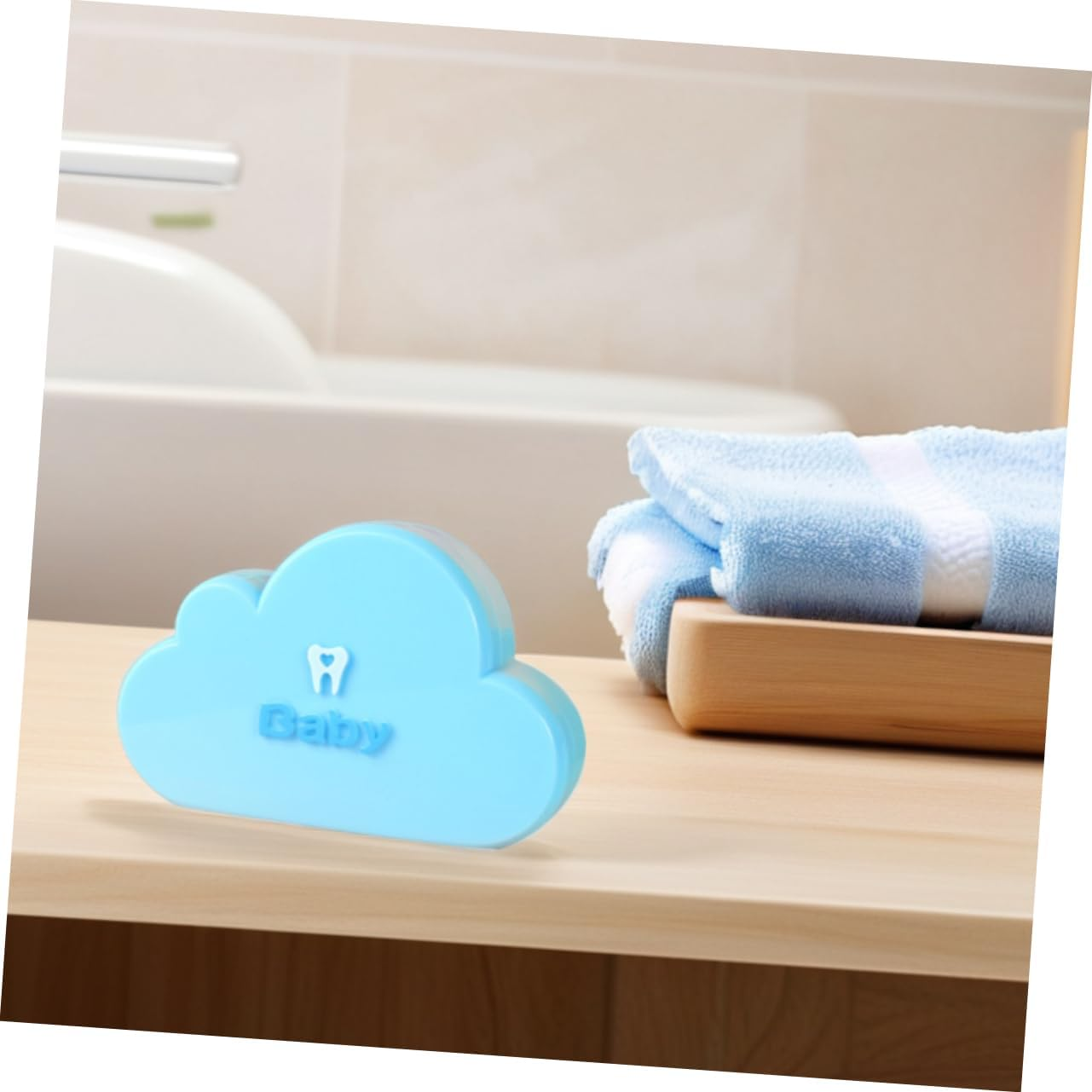 Tooth Keepsake Box Special Storage Case for First Tooth Hair Umbilical Cord Cute Design Safe Material Unique for Girl image number 3