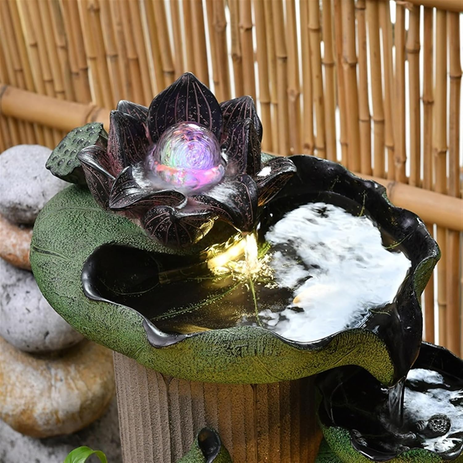 Outdoor Fountain Courtyard Fish Pond Water Decoration, Garden Circulating Fountain, Office Landscape image number 5