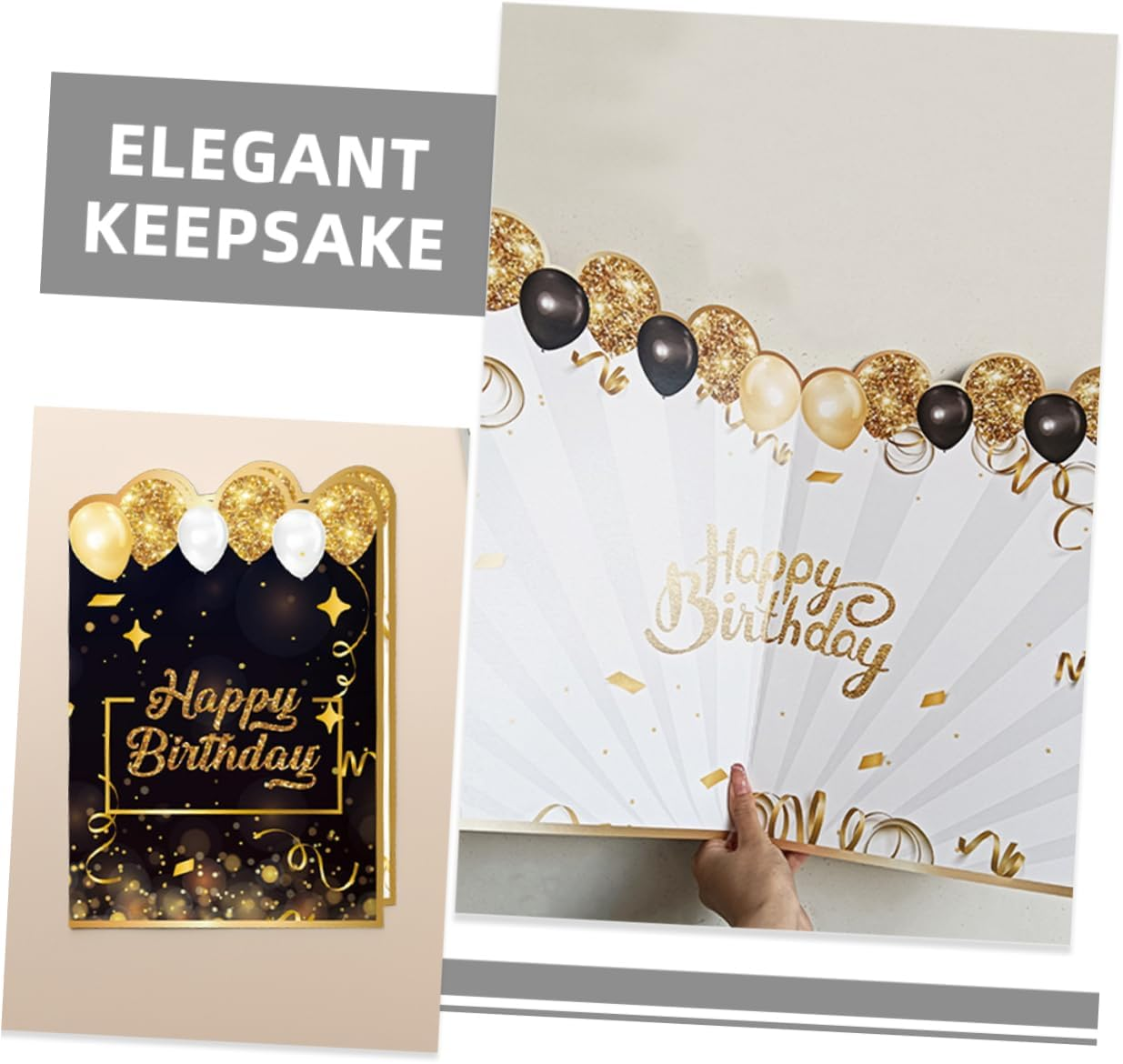 Large Birthday Guest Book Album for Birthday Party Faderesistant Signature Book Versatile Storage Unique Decoration Convenient Display for Lasting Memories image number 3