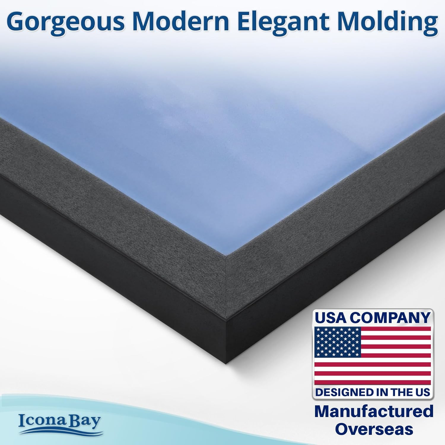 Icona Bay 11X14 Picture Frame (3 Pack, Black), Sturdy Wood Composite Photo Frame 11 X 14, Wall or Table Mount, Set of 3 Exclusives Collection image number 4