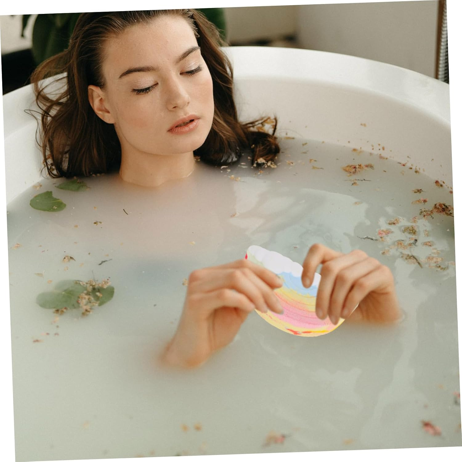 ADOCARN Organic Cloud Bath Salts Handmade Bubble Aromatherapy Moisturizing Relaxing Bath Toy for Women image number 5