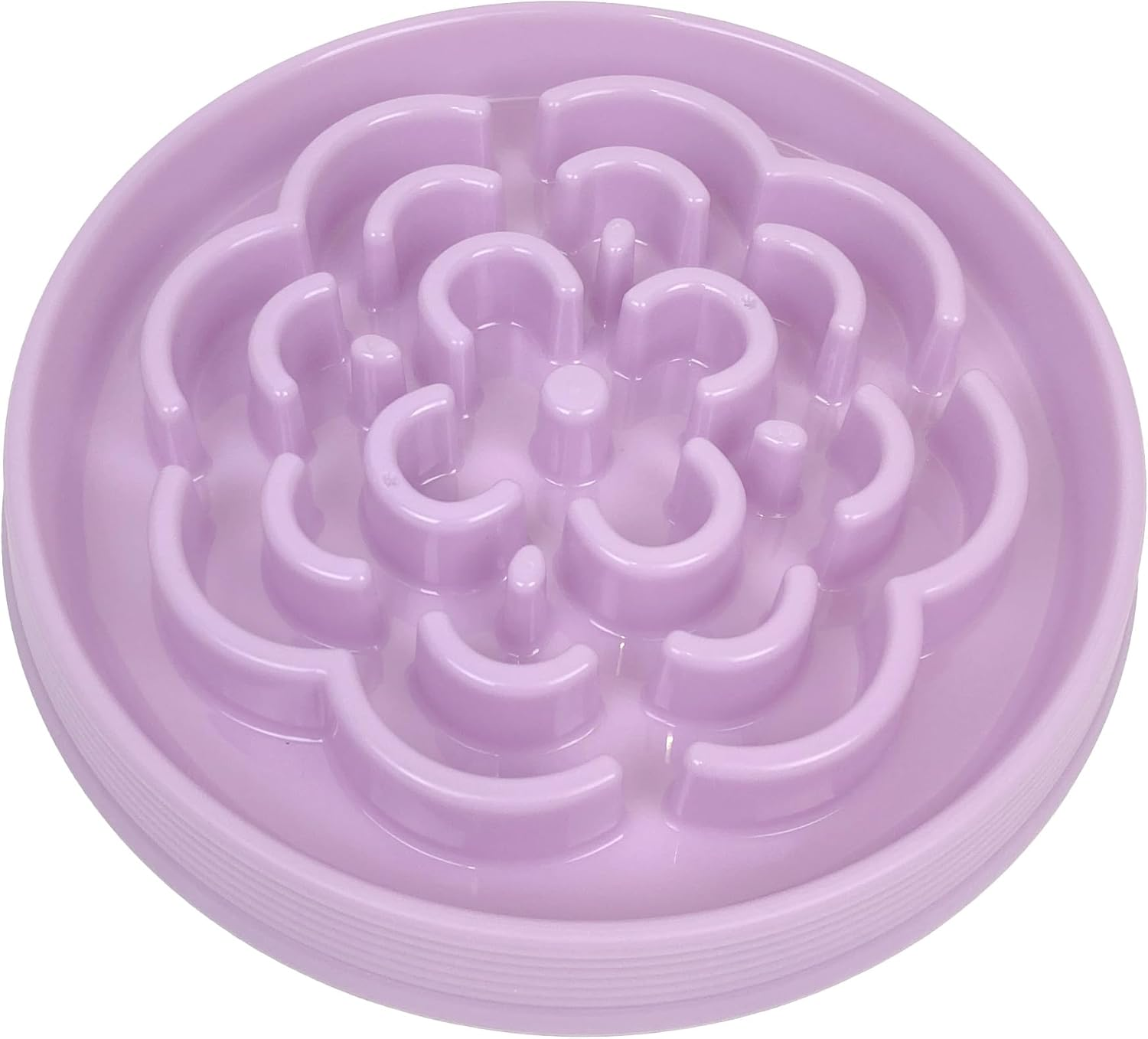 Barkley & Bella Dog Slow Chow Feeder Pink Medium, 25Cm - Healthy Eating Pet Interactive Feeder, Anti-Choking, Non-Skid, 100% BPA, PVC, Phthalate-Free, Dishwasher-Safe, Microwave Safe