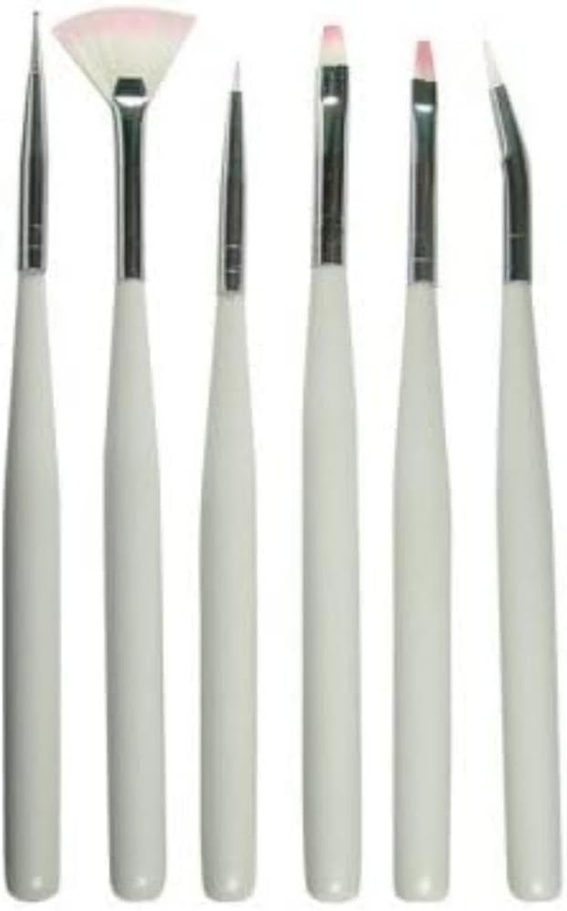 Bella Vida 7U Nail Brush Pack, Standard, Unique
