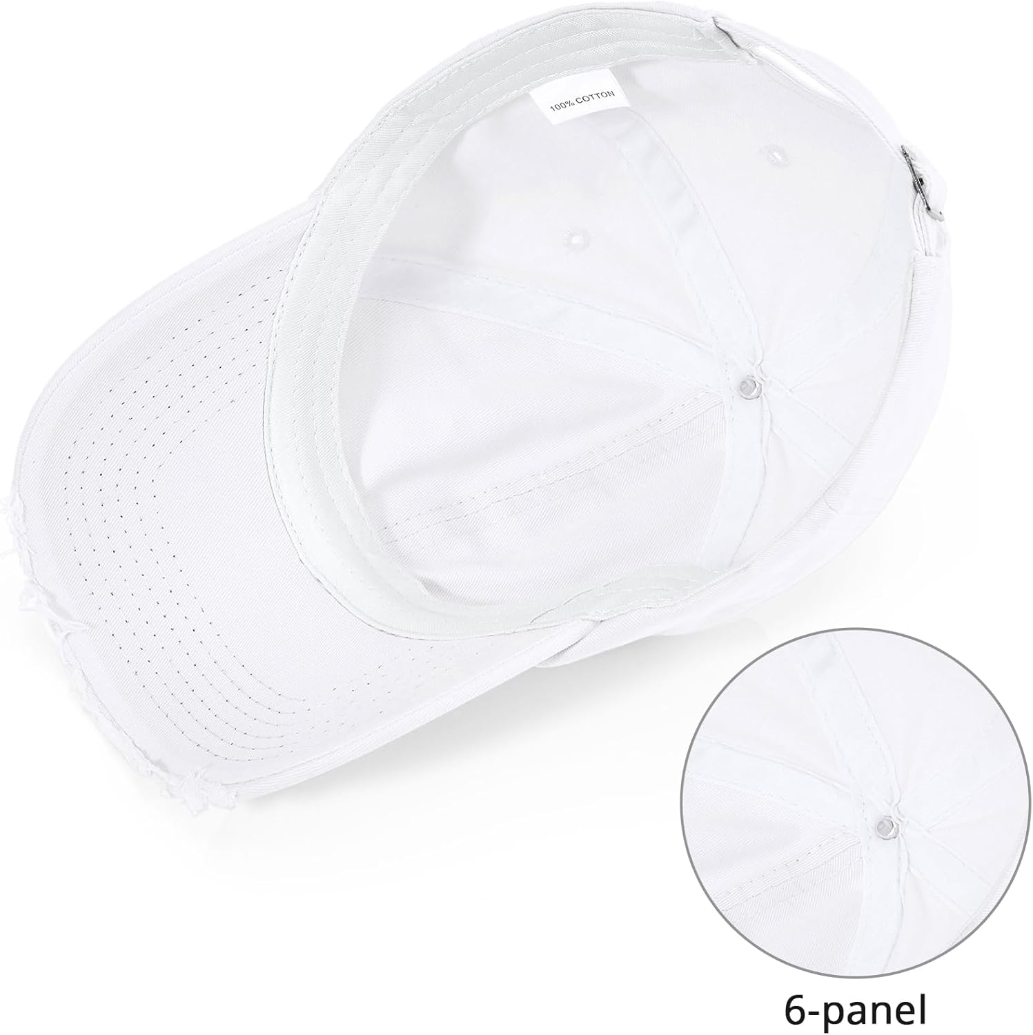 Komorebi Baseball Cap Women Men Vintage Washed Distressed Hats Adjusted Cotton Dad Hat Adjustable Trucker Headwear image number 1