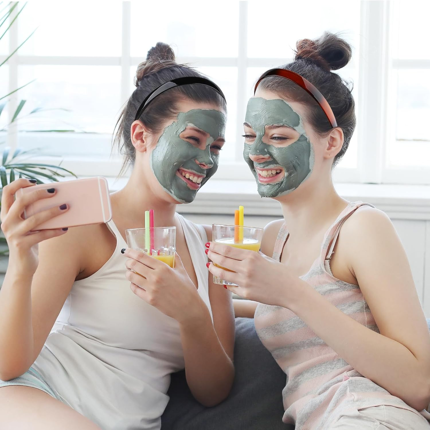 Simple Plastic Headband Hair Hoop Plastic Headbands for Women with Teeth Black Brown Headwear Ladies Hair Acessories image number 3