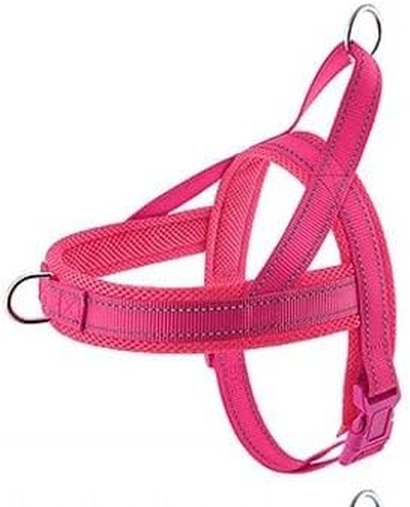 My Corgi Living Dog Harness, No Pull Design, Suitable for Small, Medium, and Large Dogs, Pink and Blue, Adjustable and Comfortable Fit, Ideal for Walking and Training (Pink, Small)