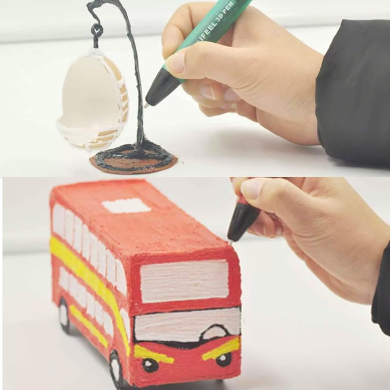 WADY 110Pcs 3D Doodler Pen Refills - 22 Colors 3D Printing Filament Refill Pack for 3Doodler Start+ 3D Pen, Safe PCL Filament Low Temperature 2.5Mm Thick,Compatible Only with Start Pen image number 3