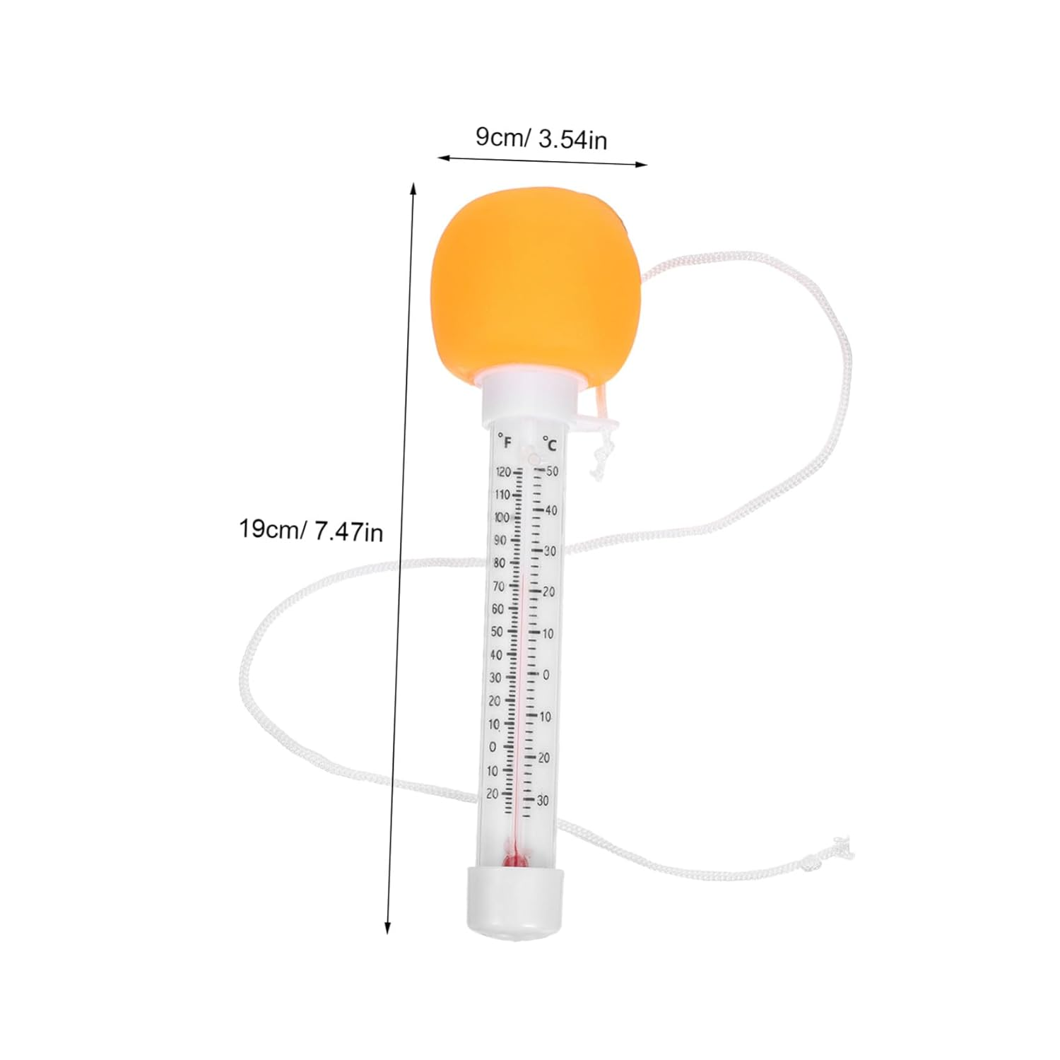 Swimming Pool Float Temperature Gauge Cartoon Design Bath Thermometer for Indoor Outdoor Pools Spas Hot Tubs Water Temperature Monitor image number 2