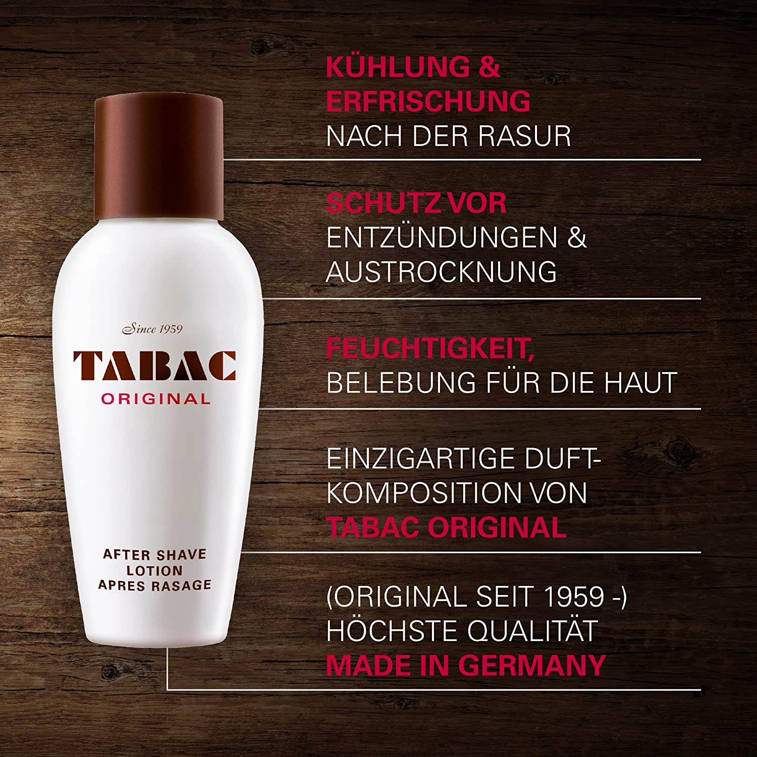 Maurer and Wirtz Tabac Original after Shave Lotion for Men, 5.1 Ounce