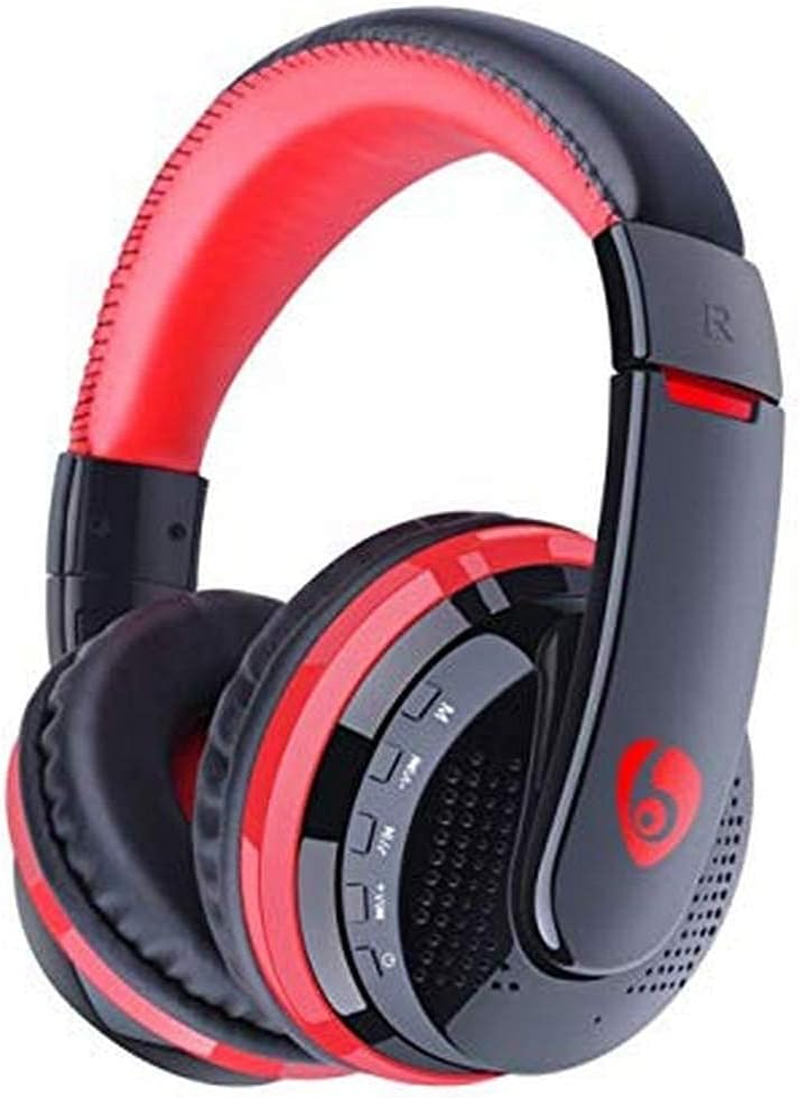Ovleng MX666 Black & Red Colour Bluetooth 4.1 Use with Phones, Tablets (Red)