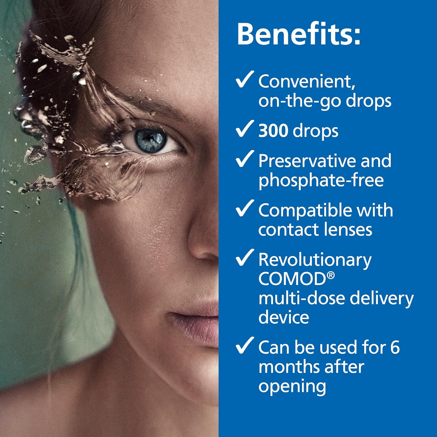 Hylo-Forte Eye Drops - Thick Dry Eye Drops for Severe Dry Eye Treatment. Suitable Post Operative and Contact Lenses Use. Long Lasting Preservative Free image number 3