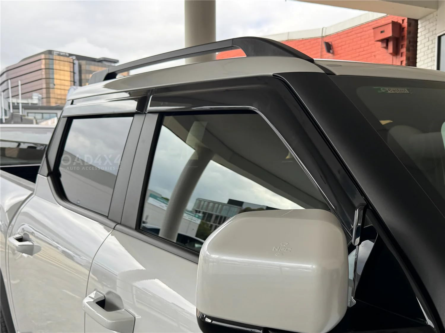 OAD4X4 Weathershields Compatible with BYD Shark 6 2025-Onwards, Weather Shields Window Visors Wind Deflectors Sun Rain Guard 4PCS Set image number 3