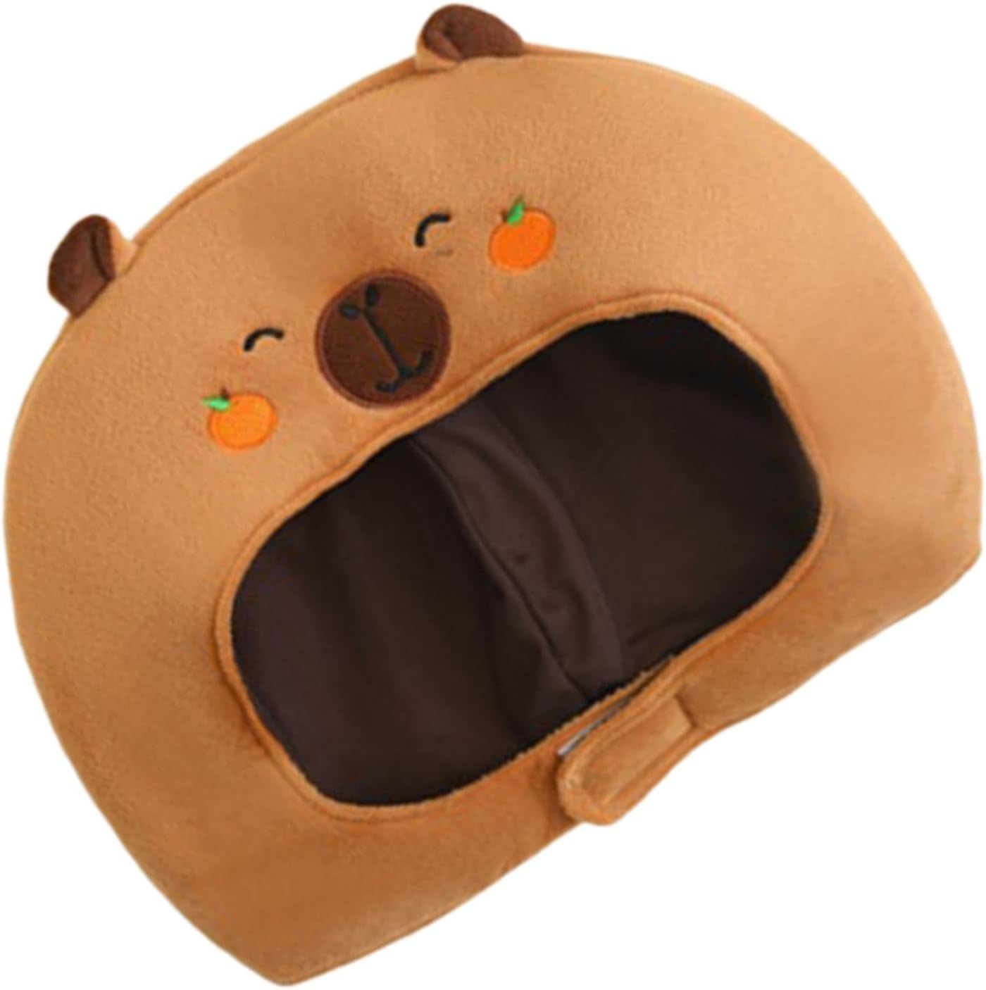 Kowaku Plush Headgear Hat Props Capybara Headdress for Stage, Performances Nightclubs image number 3