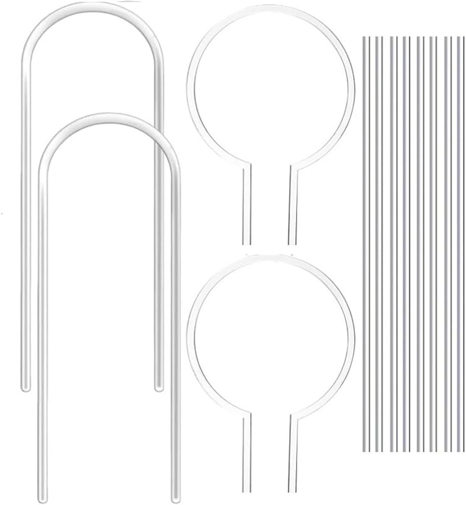 12-Pack Clear Acrylic Plant Trellis for Potted Plants,Indoor/Outdoor Climbing Support Stakes,Ideal for Hoya Pothos Ivy Monstera Philodendron image number 6