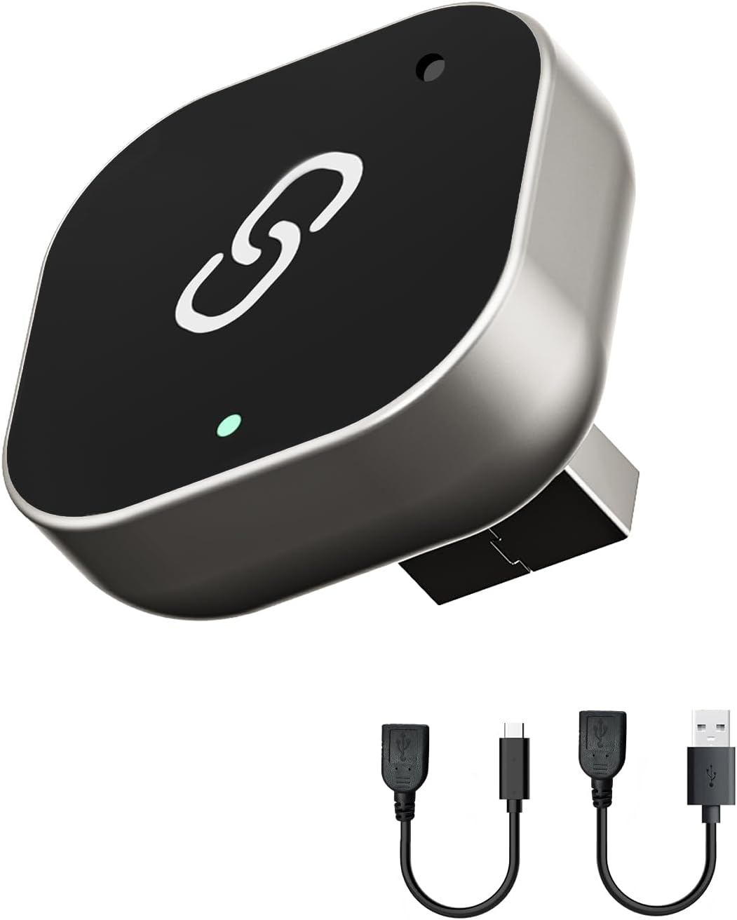 Spedal Wireless Carplay Adapter for Factory Wired Carplay &ndash; Plug & Play, Auto Reconnect, Mini Metal Design with USB-A & USB-C Cables &ndash; Compatible with Iphone 6+ and Cars from 2016+ (Silver) image number 4