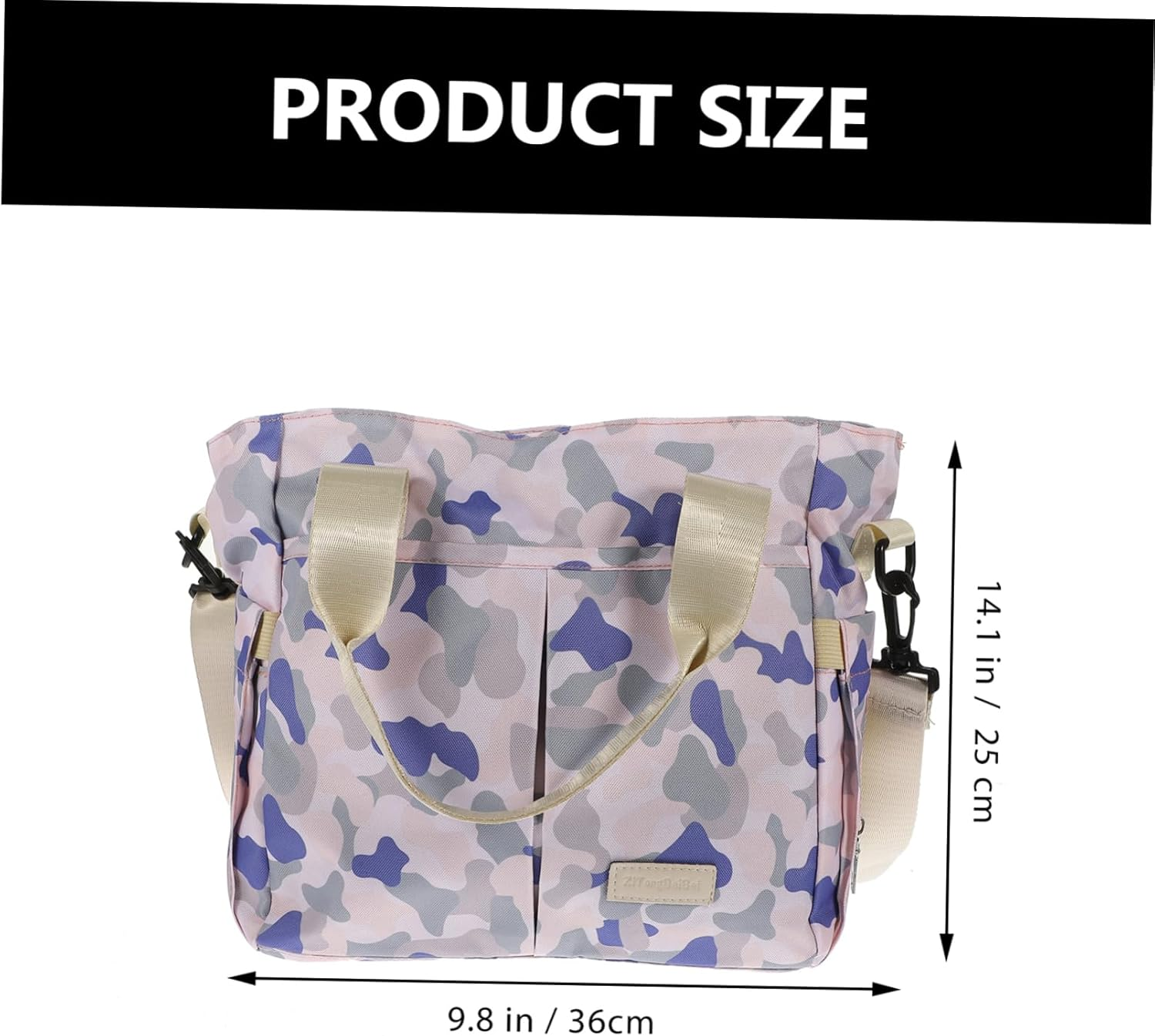 Abaodam Capacity Mom Handbag Thermal Insulation for Care Stylish Diaper Bag for Travel Shopping and Daily Use Versatile and Functional Mother and Tote Camouflage image number 5