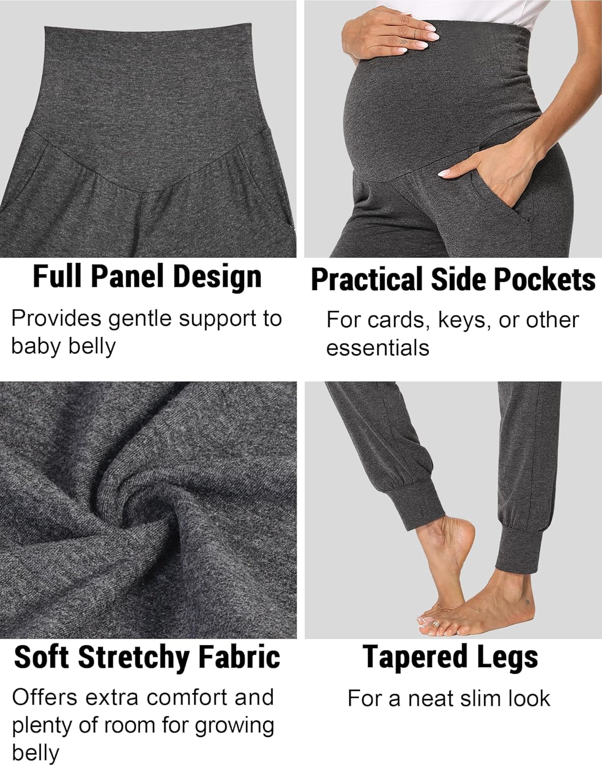 Fitglam Women'S Harem Capri Pants Comfy Cropped Yoga Jogger Workout Lounge Pants image number 1