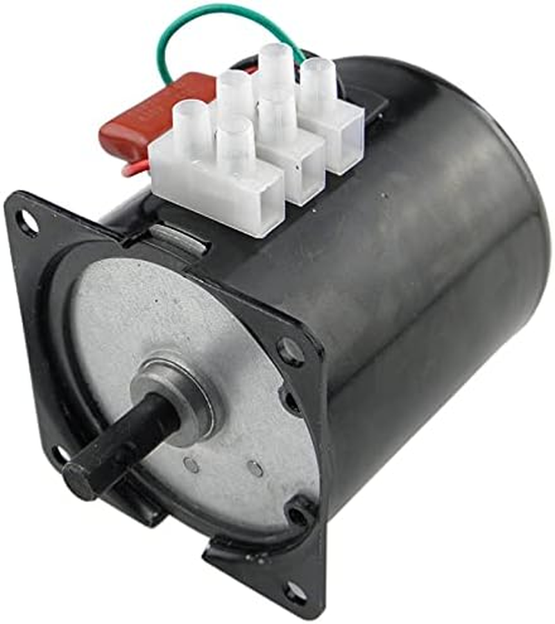 60KTYZ Synchronous Gear Box Motor AC 220V 1.2R/Min CW/CCW High Torque Gearbox Electric Motor Contaolable Directioni 18W for Double Power Switch and Electric image number 2