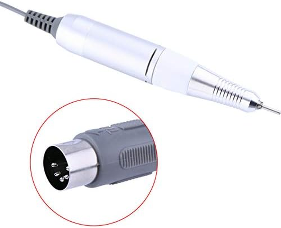 Saluaqui 1Pc Electric Nail Drill Machine, Professional Electric Manicure Pedicure Drill, Replacement Pen Nail Grinder Handpiece, Portable Electric Nail File Efile Set for Acrylic Gel Nails image number 5
