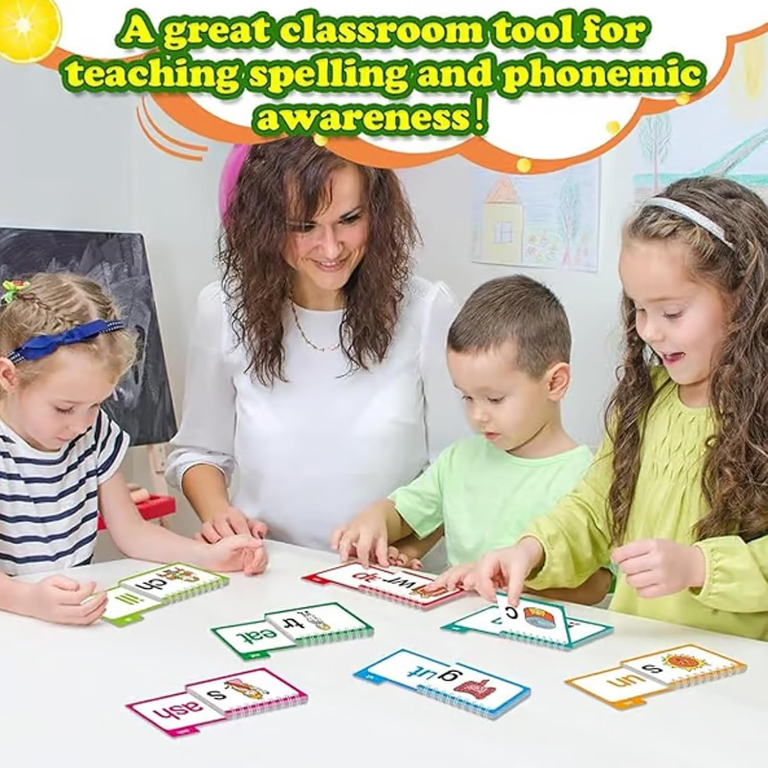 30 Read and Rhyme Flip Books,Word Family Flip Books,Abc Vocabulary Flash Cards,Sight Words Flash Cards,Educational Reading Games image number 6