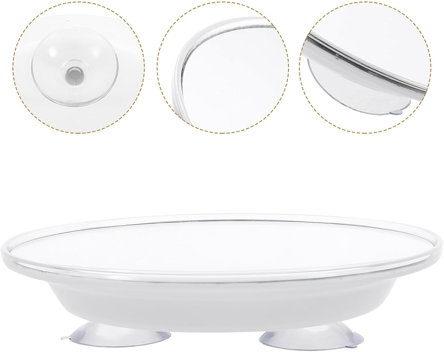 Bathroom Cosmetic Mirror Magnifying Makeup Mirror 7X Suction Cup Portable High Definition Surface for Personal Use image number 3