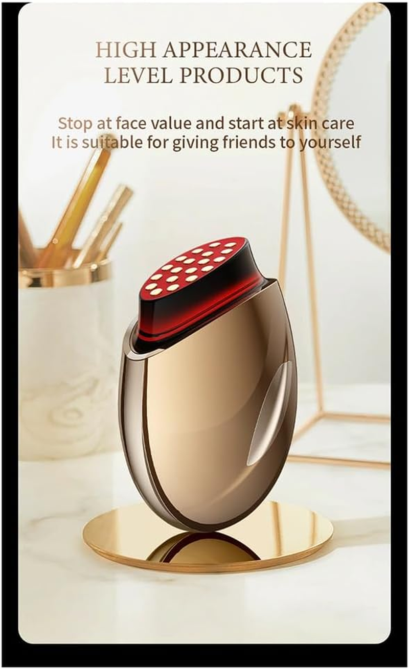 Domoi Radio Frequency Spa Machine Wrinkle Removal Skin Face Tightening Beauty Care Device Collagen Easy to Use Gold image number 3