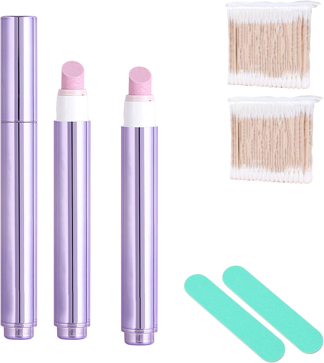 2025 Upgrade 3-In-1 Nail Care Pen, Ceramic Cuticle Pusher Pen with Oil, Cuticle Oil Pusher Pen for Nails for Hangnails, Dry & Damaged Nails, Moisturize Strengthen Brighten Nails Care (5PCS)