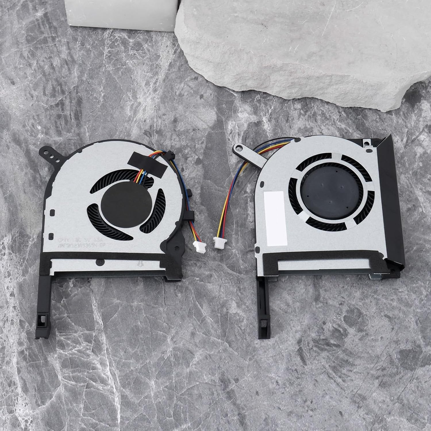 VGOL 1Pair CPU+GPU Cooling Fan Compatible with ASUS TUF FX505DT FX505 FX505DD FX95 FX705DU FX705DD FX705DT FX95G FX86 ZX86 image number 1