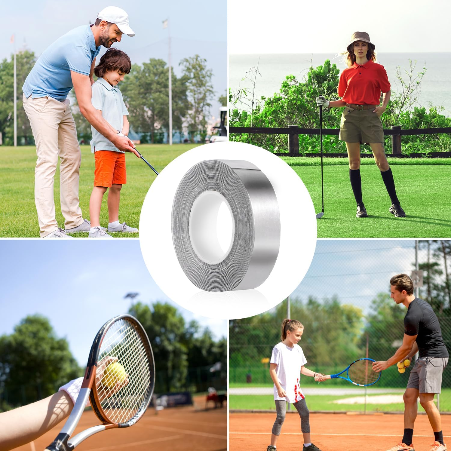 1 Gram/Inch Lead Tape for Pickleball Paddles, 1/2'' X 100'' Pickleball Lead Weight Tape for Golf Adhesive Lead Tape for Golf Club Racquet Tennis Racket