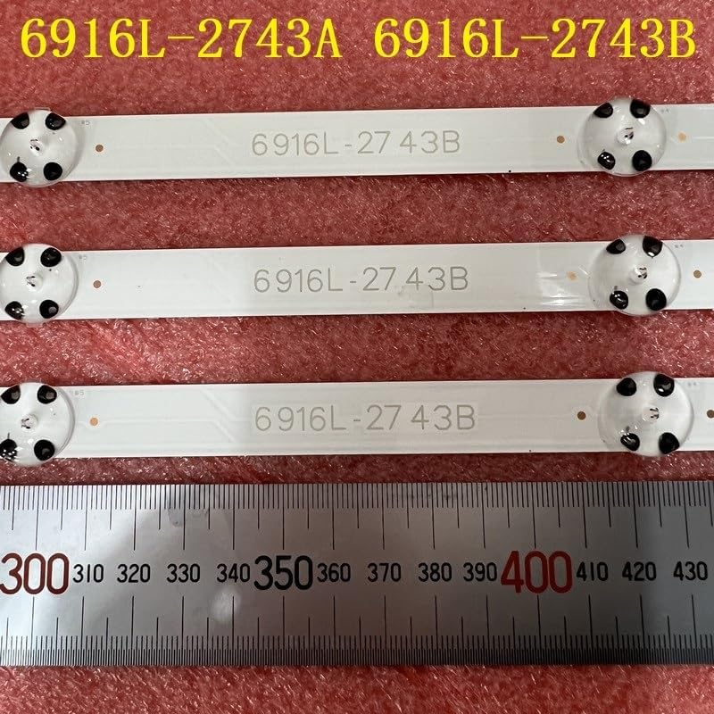 LED Backlight Strip(3) Compatible with LG 43LH5100 43LH615V 43LH7500 43LH604V 43LH570V 43LH590V 43LH510V 43LH5700 43LH630V 43LW540S 43LW641H (Color : 30 PCS for 10 TV) - 15 Pcs For 5 Tv image number 2